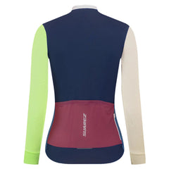 Jersey Ciclismo M/L Mujer Suarez Cobble Azul Classic