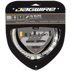 Kit Funda y Guaya de Cambios Jagwire Elite LINK 2X Plata