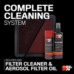 K&N Kit de Limpieza Aerosol para Filtros de Aire