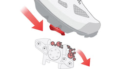 Pedal Time ATAC XC 8 Negro/ ROJO