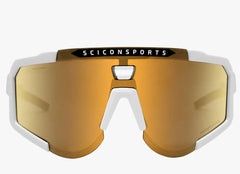 Gafas Ciclismo Scicon Aeroscope White/Bronze