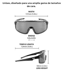 Gafas Ciclismo OpticNerve FIXIE MAX White CRYSTAL Blue LENS