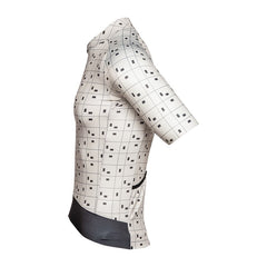 Jersey Ciclismo BioRacer Epic Bit Map Mujer Beige