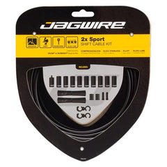 Kit Funda y Guaya de Cambios Jagwire Sport 2X Negro