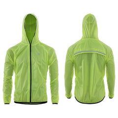 Chaqueta Ciclismo Hombre GW Rain Block Amarillo