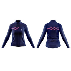 Jersey Ciclismo M/L Mujer GW Crosswalk Azul Oscuro