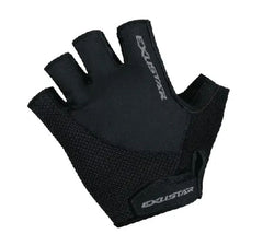 Guantes Ciclismo Exustar Velcro Adulto Negro