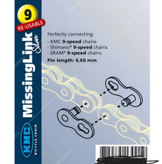 Conector Cadena KMC Missing Link Cl566 9v