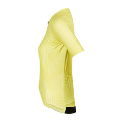 Jersey Ciclismo Bioracer Icon Mujer Op Art Lemon