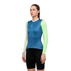 Jersey Ciclismo M/L Mujer Suarez Cobble Azul Classic