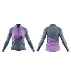 Jersey Ciclismo M/L Mujer GW Half and Half Morado