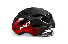 Casco de Ciclismo Met Idolo Black Red Metallic/Glossy