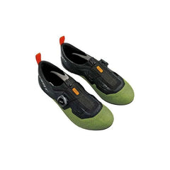 Zapatilla Ciclismo Ruta Dmt KT4 Negro/Verde Fluo