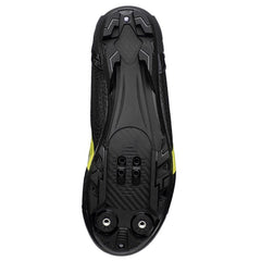 Zapatilla Ciclismo MTB GW Warrior M12025H Neg/Amar Limon