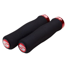 Grips Sram Espuma Locking 129MM Negro/Rojo