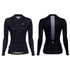 Jersey Ciclismo M/L Mujer GW Fade Negro Gris