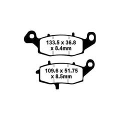 Pastillas de Freno EBC para Moto V-Strom DL Der