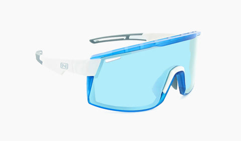 Gafas Ciclismo OpticNerve FIXIE MAX White CRYSTAL Blue LENS