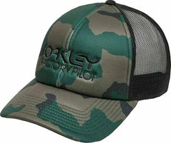 Gorra Lifestyle Oakley Factory Pilot Trucker Verde Militar