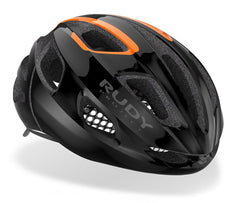 Casco de Ciclismo Rudy Project Strym Black-Orange Shiny