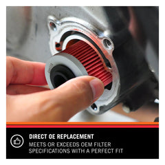 K&N Filtro de Aceite para Moto Kawasaki KX450F KLX140L