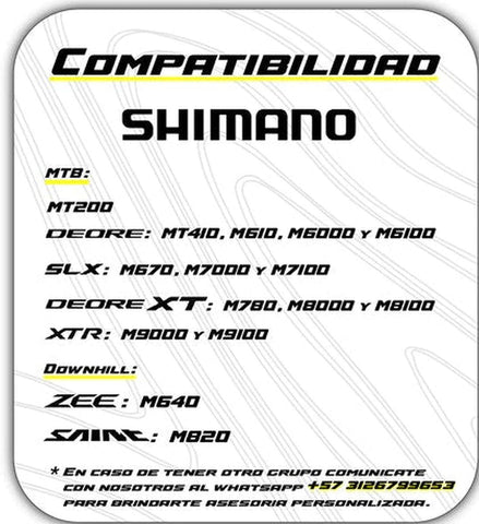 Kit Pro Components Purga Shimano Tornasol
