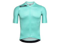 Jersey De Ciclismo M/C Hombre Suarez Solid Cream Turquoise