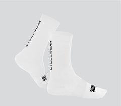 Medias Ciclismo Cyclewear Suarez 7″ Blancas