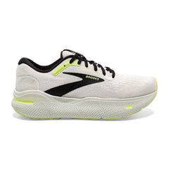 Tenis Brooks Ghost Max Hombre Gris/Negro/Verde