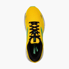 Tenis Brooks Ghost 15 Hombre Lemon Chrome/Black/Springbud