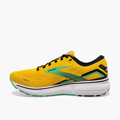 Tenis Brooks Ghost 15 Hombre Lemon Chrome/Black/Springbud