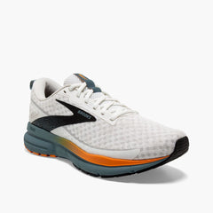 Tenis BrooksTrace 3 Forged Hombre Blanco/Naranja/Azul Duende