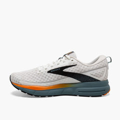Tenis BrooksTrace 3 Forged Hombre Blanco/Naranja/Azul Duende