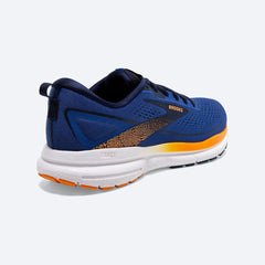 Tenis BrooksTrace 3 Forged Hombre Azul/Abrigo/Naranja