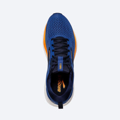 Tenis BrooksTrace 3 Forged Hombre Azul/Abrigo/Naranja