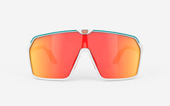 Gafas Ciclismo RudyProject Spinshield White/Emerald Orange
