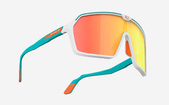 Gafas Ciclismo RudyProject Spinshield White/Emerald Orange
