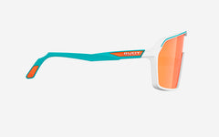 Gafas Ciclismo RudyProject Spinshield White/Emerald Orange
