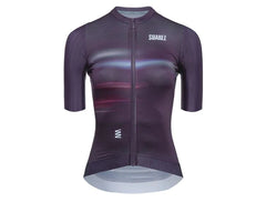 Jersey De Ciclismo M/C Mujer Velocity Deep Purple