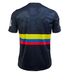 Jersey Ciclismo M/C Unisex Colombia 2024 Azul