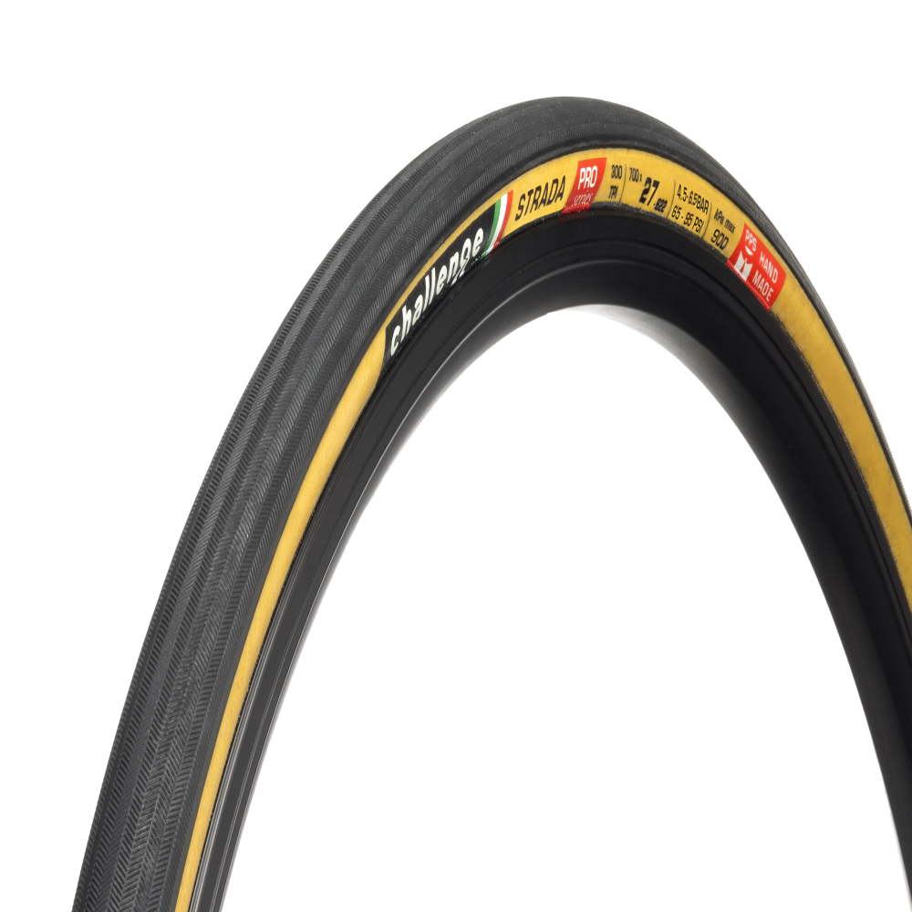 Llanta ruta Challenge H-CL Strada Pro B/T 300Tp Pps 700 Café