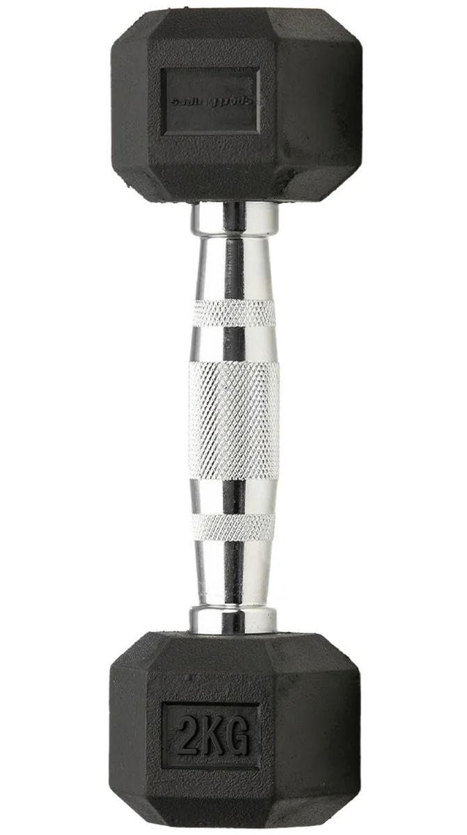 Mancuerna Encauchetada 2Kg (Hexagonal) Sportfitness