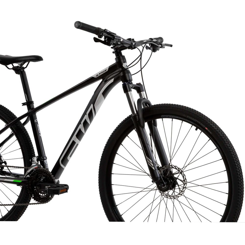 Bicicleta MTB GW Lynx 29 7 Vel Hidraulico Negro Mate/Gris