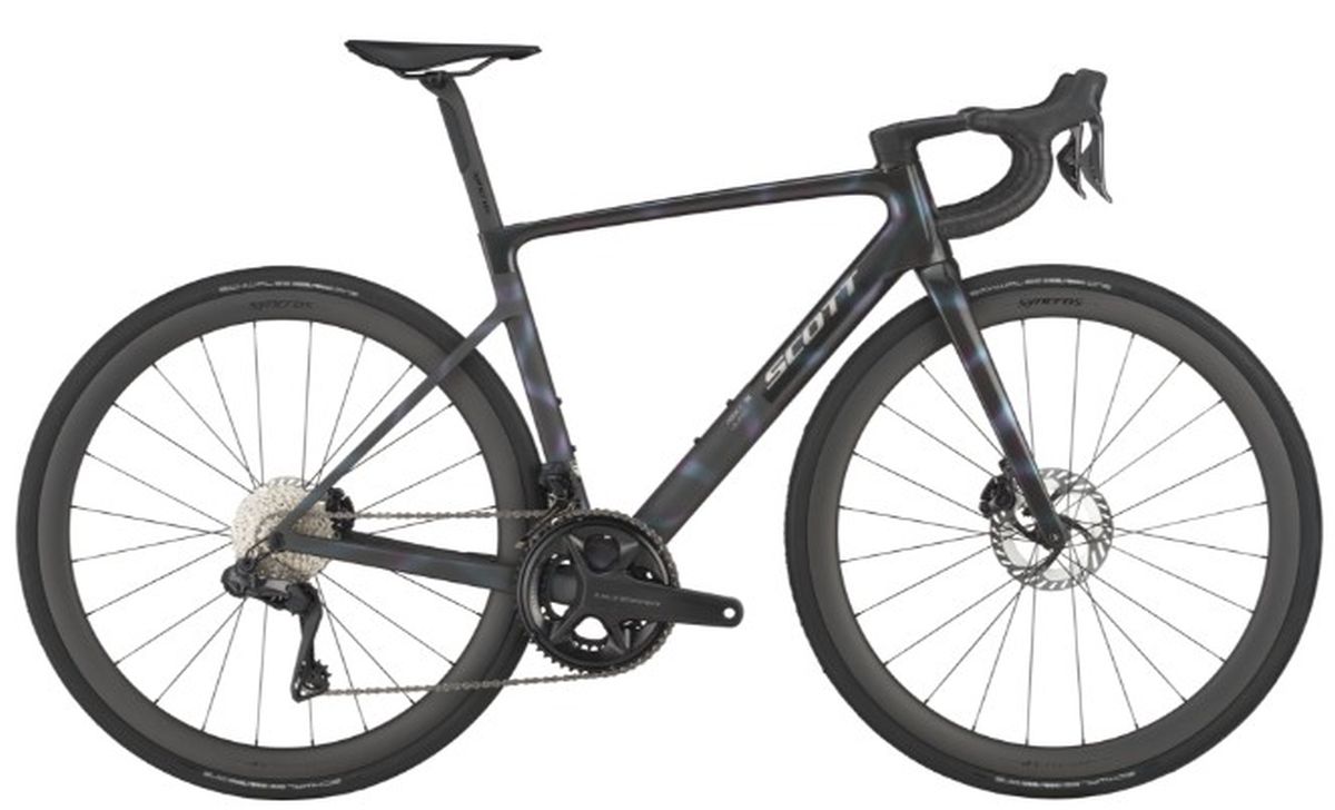 Bicicleta Ruta Scott Carbon Addict RC 10 2025 12 Vel Negra
