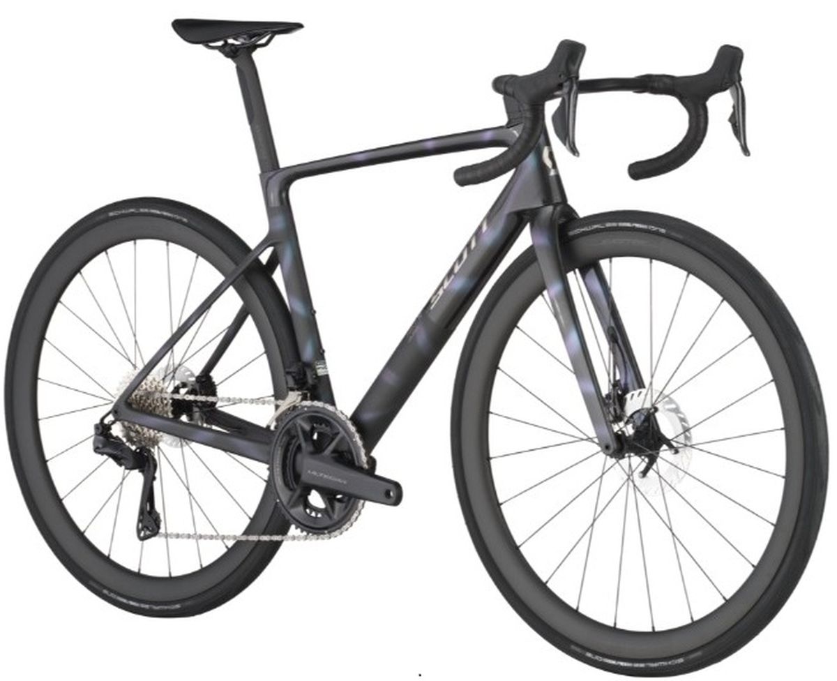 Bicicleta Ruta Scott Carbon Addict RC 10 2025 12 Vel Negra
