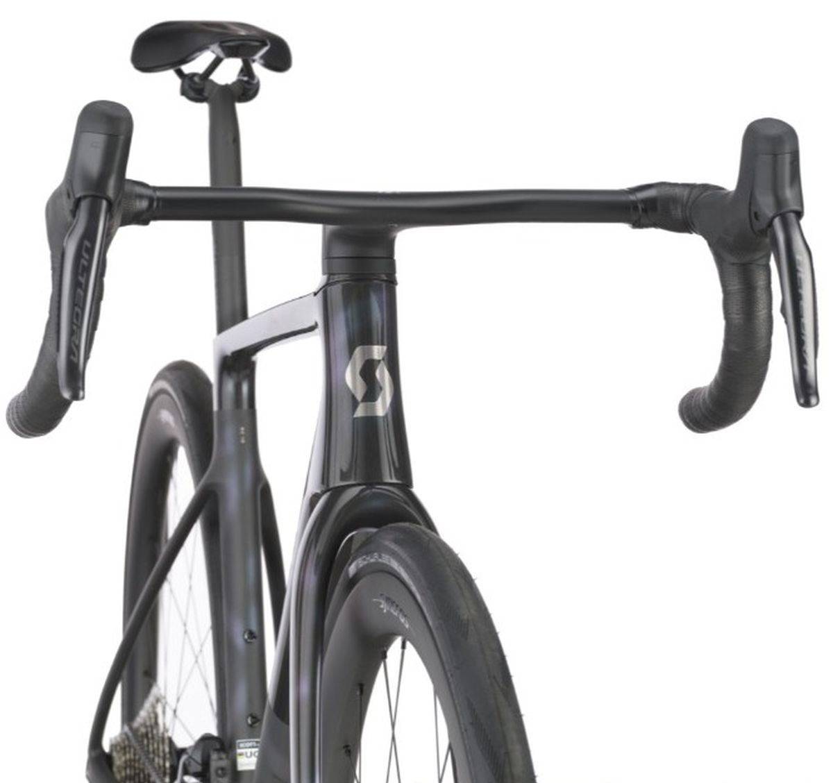 Bicicleta Ruta Scott Carbon Addict RC 10 2025 12 Vel Negra