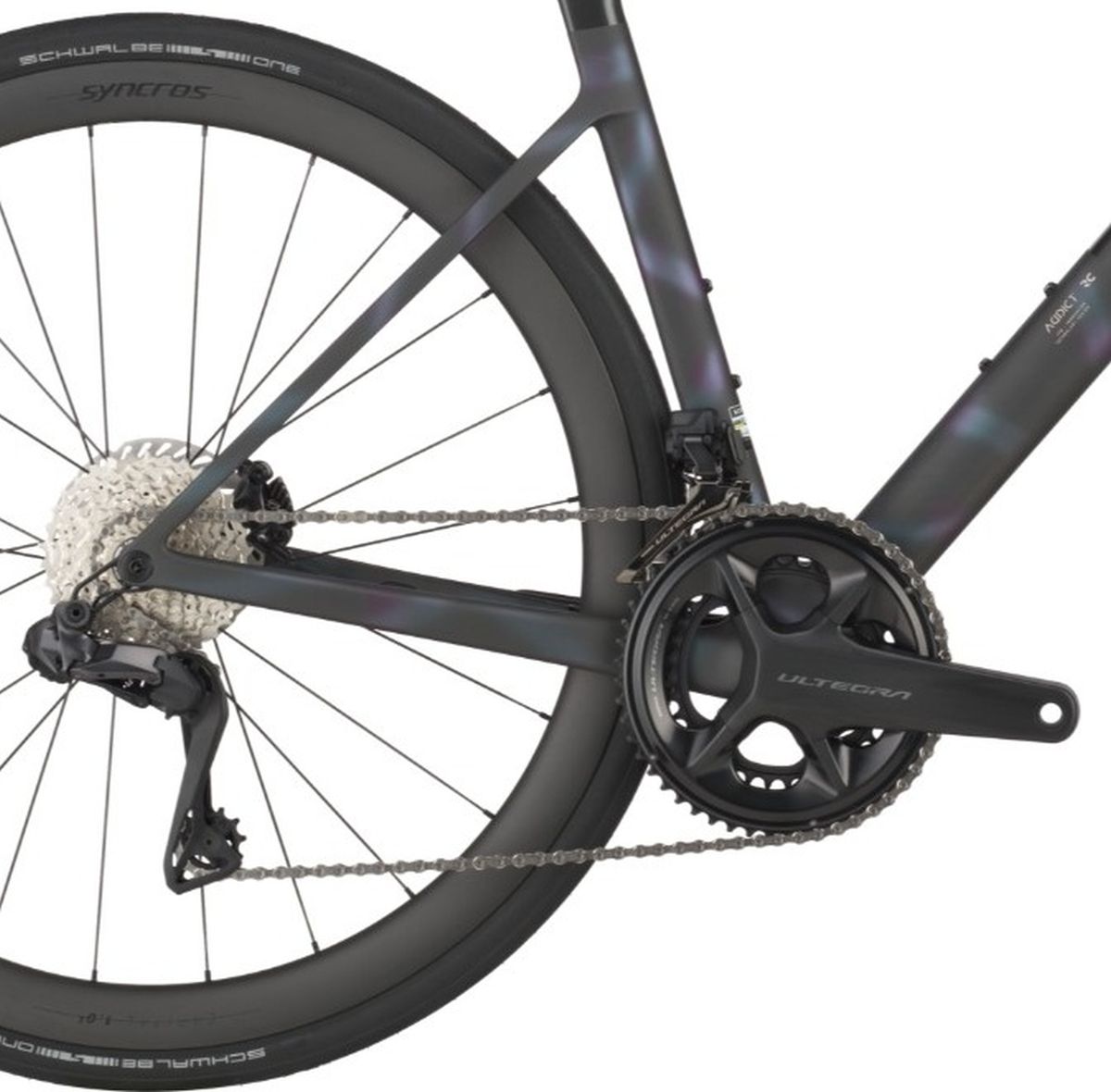 Bicicleta Ruta Scott Carbon Addict RC 10 2025 12 Vel Negra