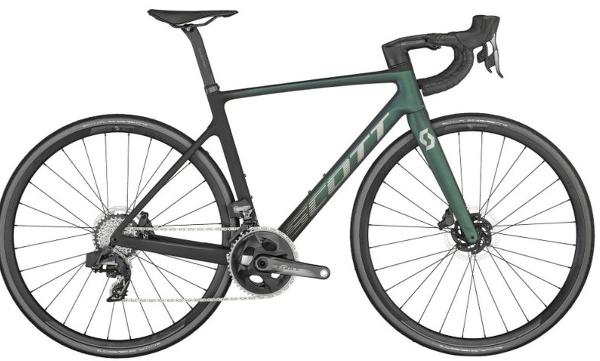 Bicicleta Ruta Scott Carbon Addict RC 20 2025 12 Vel Azul Os