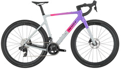 Bicicleta Gravel 20 Scott Addict 2025 Negra o Gris/Morada