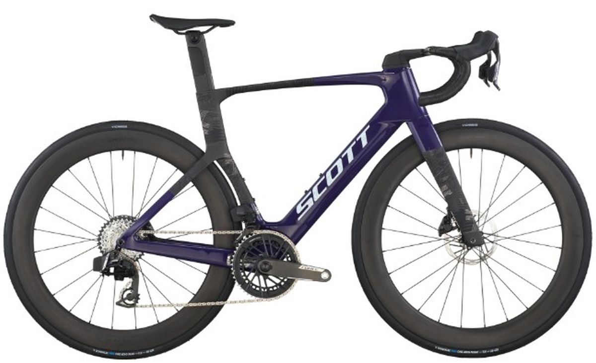 Bicicleta Ruta Scott Foil RC Team 2026 Morado/Negro
